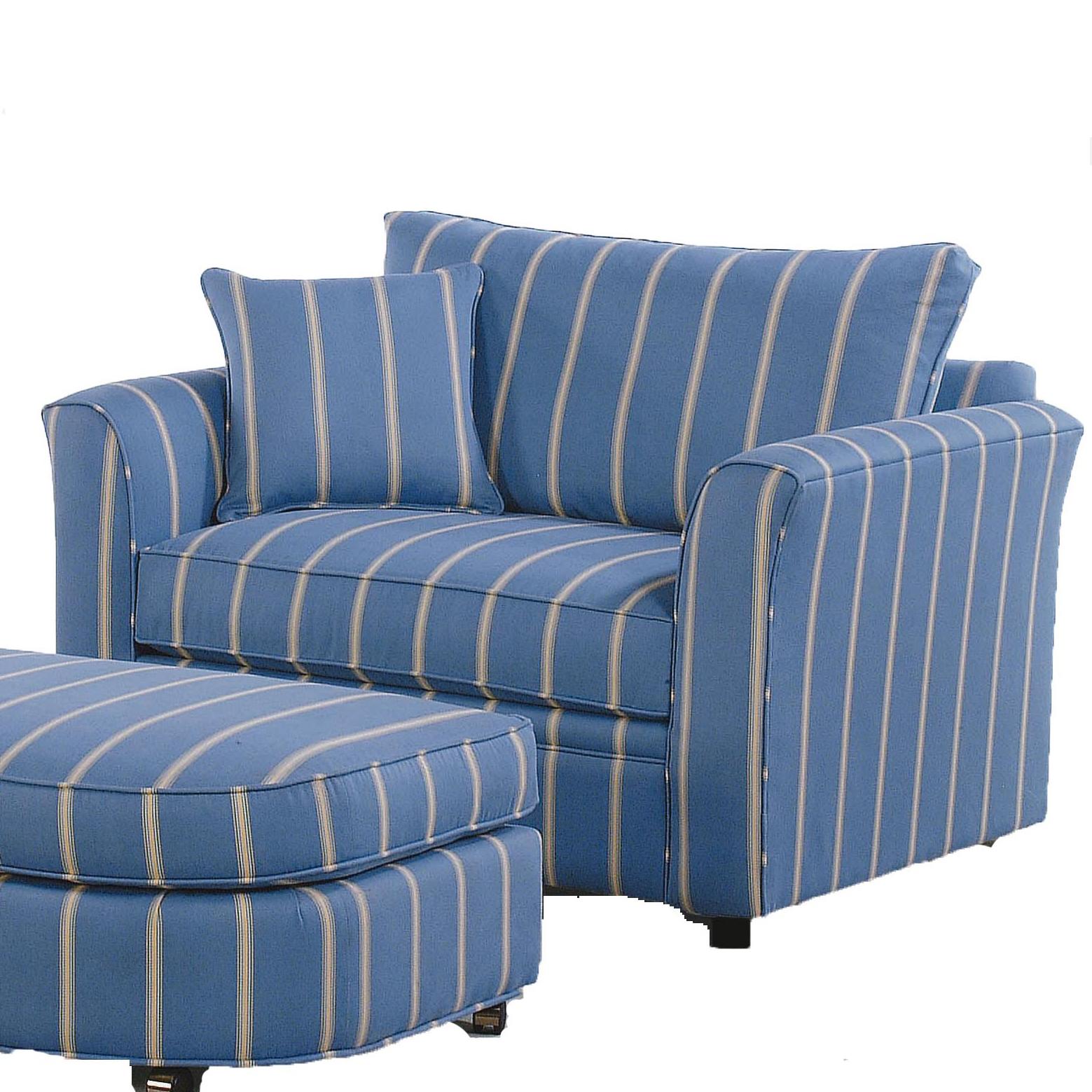 Vendor 10 Bridgeport 560014 Casual Chair and a Half with Sleeper